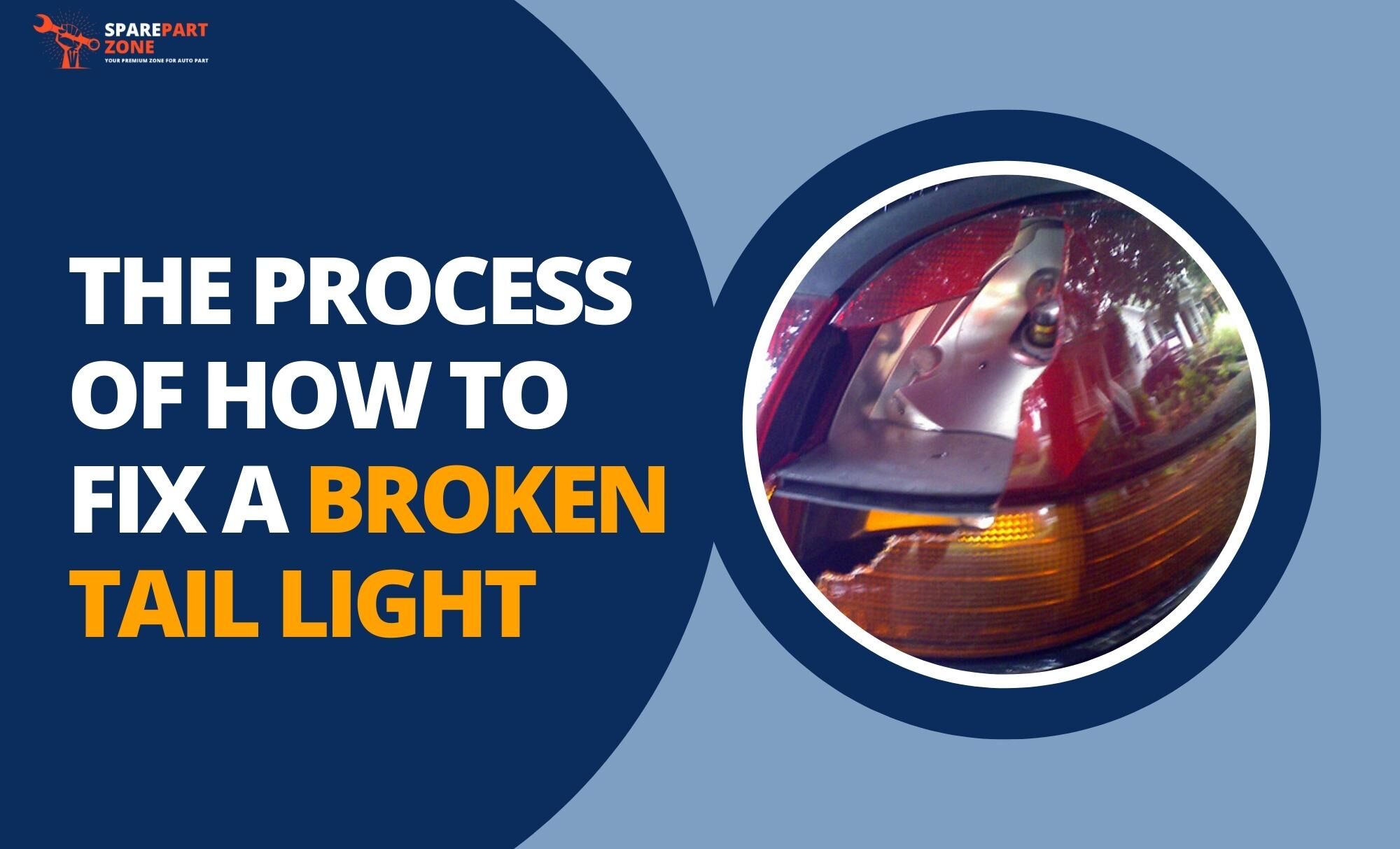 tail light repair crack